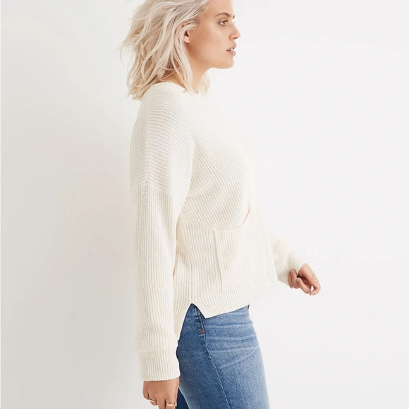 Madewell Patch Pocket Pullover Sweater Size XS - Picture 2 of 10